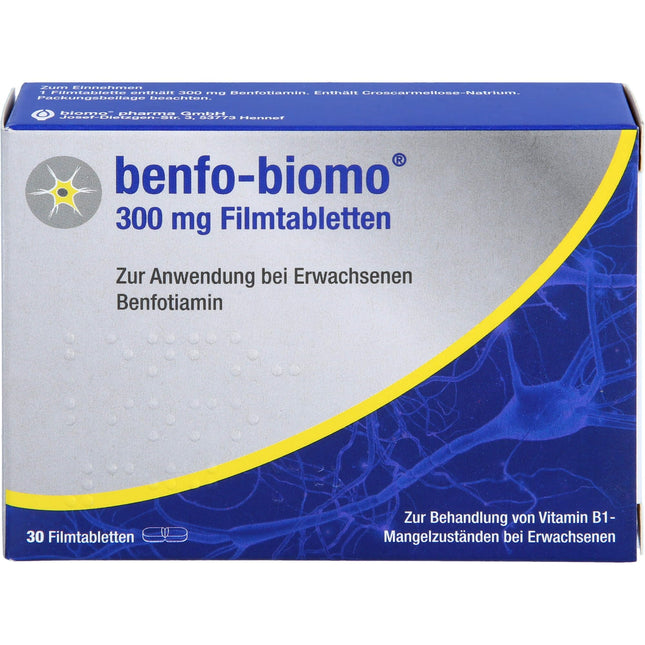 Benfo-biomo 300 mg apvalkotās tabletes 30 gab.