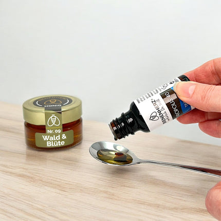 Dr. Wöll® propolisa tinktūra 40% - 20ml | Pipete | 100% dabīgs | Koncentrāts | tikai 1–3 pilieni vienā lietošanas reizē | pārbaudīts uz kaitīgām vielām | biškopis Dr. Wöll izmērs 20 ml