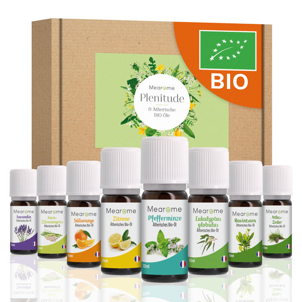 ĒTERISKO EĻĻU KOMPLEKTS BIOLOĢISKI sertificēta smaržu eļļa Tīra 100% dabīga, Aroma difuzors Ravintsara Lavendīna Piparmētru eļļa Citrona Eikalipta eļļa Saldā apelsīna eļļa Aromterapijas dāvanu ideja Masāžas eļļas Dāvanu komplekts