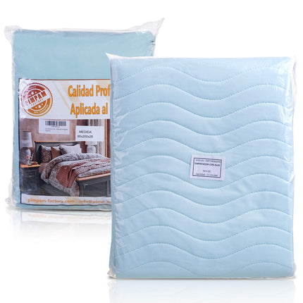 PimPam Factory – (2 gab. iepakojumā) Mazgājams nesaturēšanas ieliktnis ar spārniņiem – Ražots ES – Ūdensnecaurlaidīgs matrača virsmatracis – 90 x 85 cm – Īpaši uzsūcošs – Mazgājams nesaturēšanas ieliktnis – Gultas ieliktņi