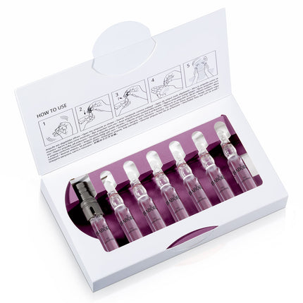 BABOR 3D nostiprinoša, pretnovecošanās seruma ampulas sejai, ar hialuronskābi lielākam tvirtumam, vegāniska formula, ampulu koncentrāti, 7 x 2 ml atsvaidzinoša