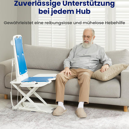 VOCIC elektriskais stāvkrēsls, daudzfunkcionāls, atbalsta piecelšanos no grīdas, regulējams augstums līdz 68 cm, ideāli piemērots senioriem, slodzes izturība līdz 136 kg