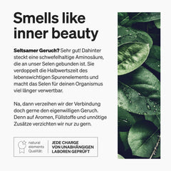 Biotīns + selēns + cinks ādai, matiem un nagiem - 365 vegānas tabletes - bez magnija stearāta, laboratoriski pārbaudītas un ražotas Vācijā