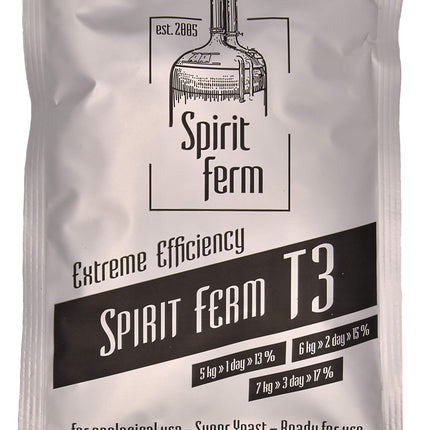 Spiritferm T3 rauga fermentācija