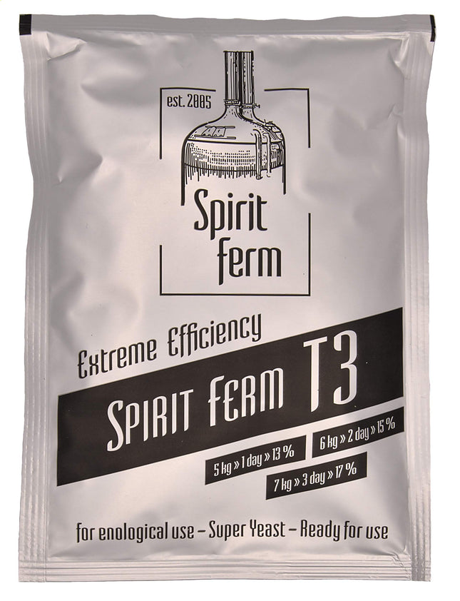 Spiritferm T3 rauga fermentācija