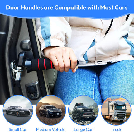Ausstiegshilfe Auto mit Handgriff Schnur, Multifunktional Auto Ausstiegshilfe, Einstiegshilfe Auto für Schwangere, Senioren, Behinderung,Haltegriff für Auto für die Meisten Fahrzeuge,19 * 12 * 7cm
