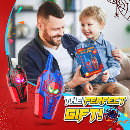 Toyokid rācija bērniem, rotaļlietas no 3 4 5 6 7 8 9 10 gadu vecumam zēnam rācija uzlādējama dāvana zēnam 3-10 gadu vecumam zirnekļa rotaļlieta no 3-10 gadu vecumam rācija āra spēles radio