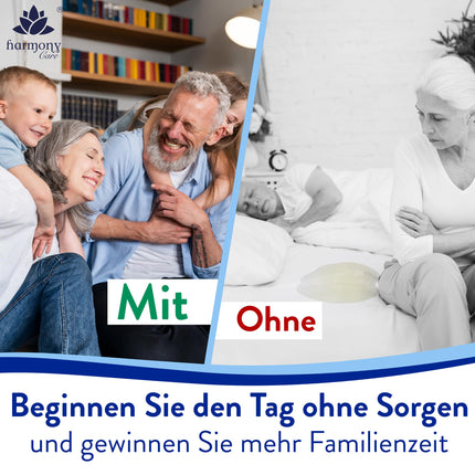Harmony Care® 20 x XL nesaturēšanas gultas paliktņi, 6 slāņu aizsargieliktņi gultām - 80 x 150 cm absorbējoši medicīniskie paliktņi - neslīdoši nesaturēšanas paliktņi, vienreizlietojami
