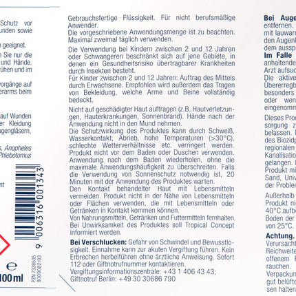 NOBITE ādas aerosols, kukaiņu atbaidīšanas līdzeklis lietošanai uz ādas (100 ml)
