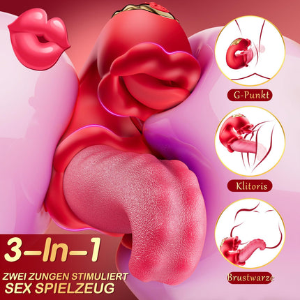 Vibrācijas mēles vibrators sievietēm, seksa rotaļlieta sievietēm, 3 vienā vibratoru komplekts sieviešu klitoram ar 10 šūpošanās režīma seksa rotaļlietām, seksa rotaļlietas sievietēm, solo vibratori, seksa rotaļlietu komplekts sievietēm