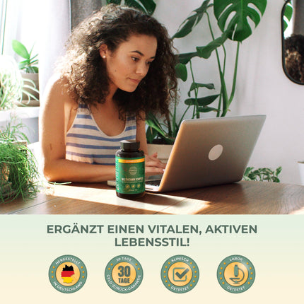 Primal Harvest® multivitamīnu tabletes (30 porcijas) - augsta deva - kapsulas ar svarīgākajiem vitamīniem - A, C, D, K vitamīni un minerālvielas, piemēram, biotīns, cinks, folskābe - vitamīnu tabletes