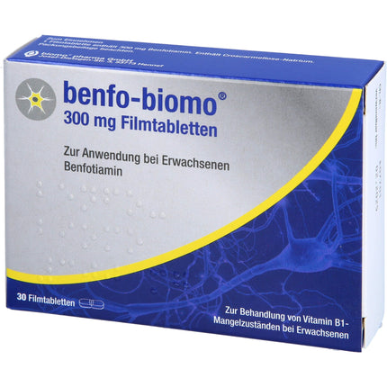 Benfo-biomo 300 mg apvalkotās tabletes 30 gab.