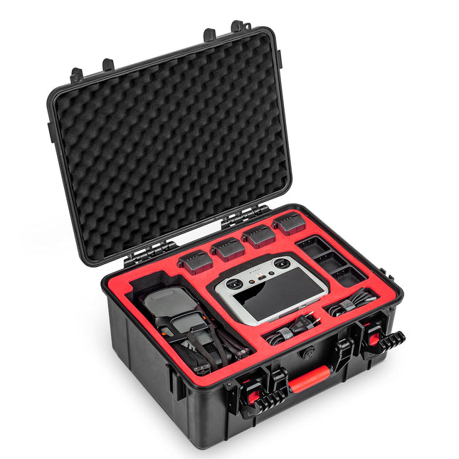 STARTRC ūdensnecaurlaidīga cieta pārnēsāšanas soma DJI Mavic 3 Pro/Mavic 3 Pro Cine/Mavic 3 Pro Fly More Combo, paredzēta DJI RC Pro/RC kontrolierim, dronu piederumiem
