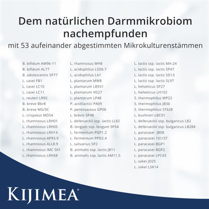 Kijimea® K53 Advance – lielas devas zarnu baktēriju kapsulas | 53 atlasīti mikrokultūras celmi no zarnu floras | ar biotīnu | &gt;500 miljardi CFU vienā iepakojumā | bez laktozes | bez glutēna - 28 kapsulas
