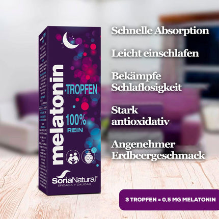 Melatonīna pilieni 330 naktis - 50 ml melatonīna augsta deva labākam miegam un dziļa, mierīga miega baudīšanai - aerosola un tablešu alternatīva