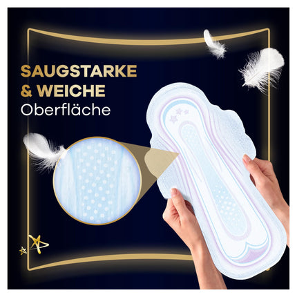Always Ultra higiēniskās paketes sievietēm, 5. izmērs, Secure Night Extra, 64 higiēniskās paketes ar spārniņiem (4 x 16 gab.), daudzpakā, plānas un īpaši absorbējošas, neitralizē smakas un aizsargā pret noplūdēm