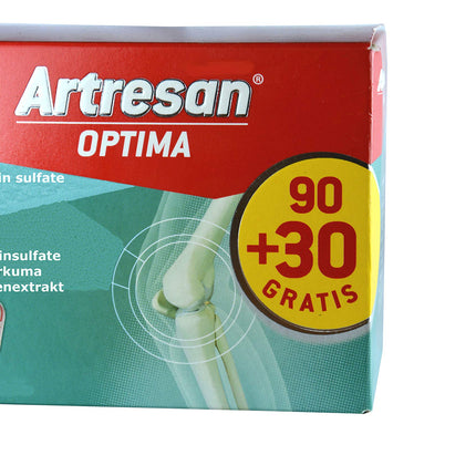 Artresan optima joints, 120 kapsulas, 9 sastāvdaļas: ieskaitot glikozamīnu, kolagēnu, C vitamīnu, ingveru, mežrozītes, vairāk nekā mēneša deva, locītava, orton flex, locītavu kapsula