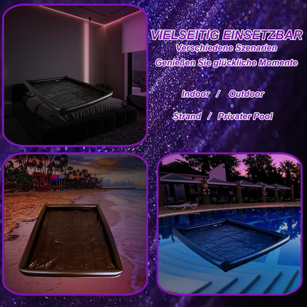 Mīlestības sega, ūdensizturīga seksam, 180x200, piepūšama erotiska palags, seksa sega pāriem, mīksta, ūdensizturīga sega seksam, BDSM, mīlestības gulta ar elektrisko gaisa sūkni, ES spraudni