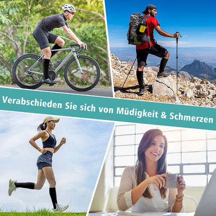 Evolyline medicīniskās kompresijas zeķes sievietēm un vīriešiem 20-30 mmHg 2. klase, kompresijas zeķes trombozes zeķes sievietēm, atbalsta zeķes sievietēm, atbalsta zeķubikses varikozām vēnām potītes garumā.