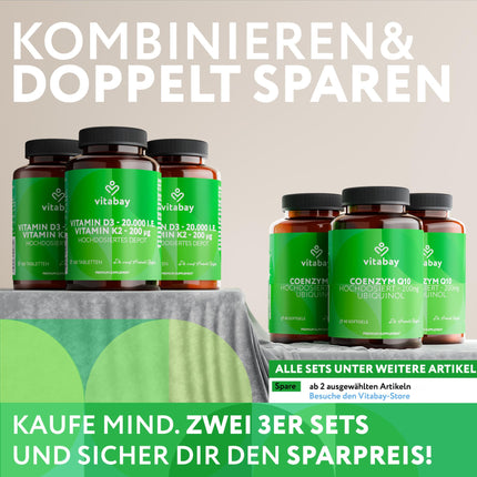 Vitabay magnija citrāts 2556 mg augsta deva - 180 tabletes vegāns un laboratorijā pārbaudīts - magnija citrāts - veicina normālu enerģijas metabolismu un normālu muskuļu darbību