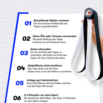 Kintex kinezioloģiskais lente Classic, 5 cm x 5 m, ādai draudzīga un ūdensizturīga kinezioloģiskais lente, fizioterapeits, medicīniskais lente, sportam un fizioterapijai (bēša)