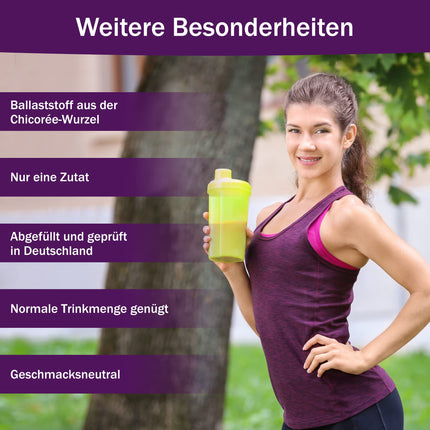 Sanatura Inulin – 250 g inulīna pulveris – vegāns un bez glutēna – aktīvās šķiedrvielas no cigoriņu saknes