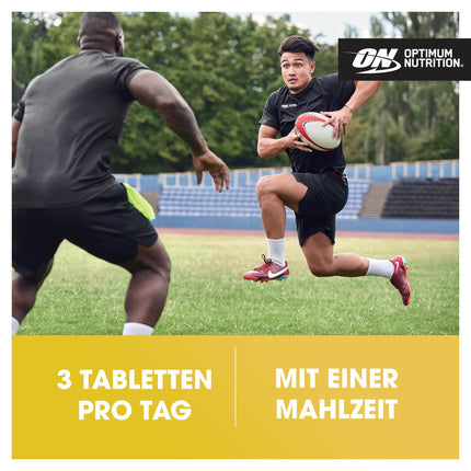 Optimum Nutrition Opti-Men multivitamīnu uztura bagātinātājs vīriešiem ar D vitamīnu, C vitamīnu, B6 vitamīnu un aminoskābēm, bez garšas, 60 porcijas, 180 kapsulas