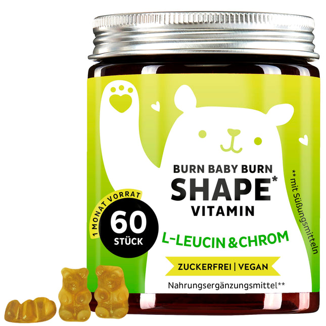 Metabolisma komplekss ar hromu, biotīnu, cinku, L-leicīnu, zaļās tējas lapu ekstraktu - 60 kapletas - vegāns - bez cukura - lācīši ar ieguvumiem