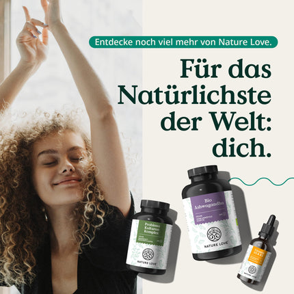 NATURE LOVE® MSM 2000 mg ar C vitamīnu - 365 laboratoriski pārbaudītas tabletes - Kompaktāks MSM pulveris nekā kapsulās - Bez piedevām, augsta deva, vegāns, ražots Vācijā