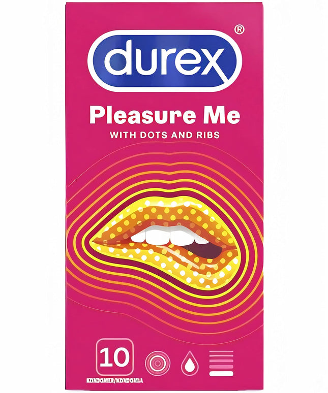 Durex caurspīdīgs lateksa prezervatīvs "Love Sex Pleasure Me", 10 gabali