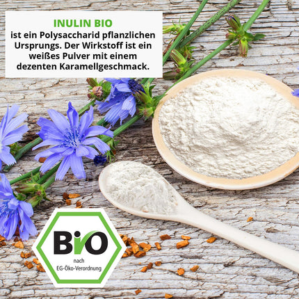 EWL Natural Products inulīna pulveris ORGANISKS 200 g, šķiedrvielu pulveris, kas iegūts no agaves, inulīna pulveris, kas iegūts bioloģiski kontrolētā bioloģiskā audzēšanā.