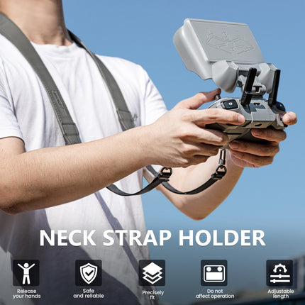 STARTRC 3-IN-1 RC 2 kontroliera saules aizsargs DJI Mini 4 Pro, DJI RC 2 siksniņai, DJI Mini 4 Pro drona kontroliera ekrāna aizsargam, DJI Mini 4 Pro aksesuāriem