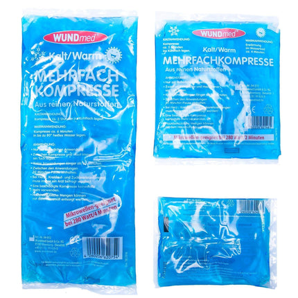 Wundmed vairāku kompresu komplekts karstam/aukstam izmēram 1x liels / 1x vidējs / 1x mazs