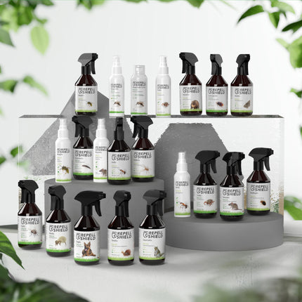 RepellShield® piparmētru eļļas žurku un peļu atbaidīšanas līdzeklis - 250 ml - peļu atbaidīšanas līdzeklis peļu atbaidīšanai - atbaida žurkas, peles un grauzējus, neatstāj traipus, lietošanai iekštelpās un ārā, peļu atbaidīšanas līdzeklis