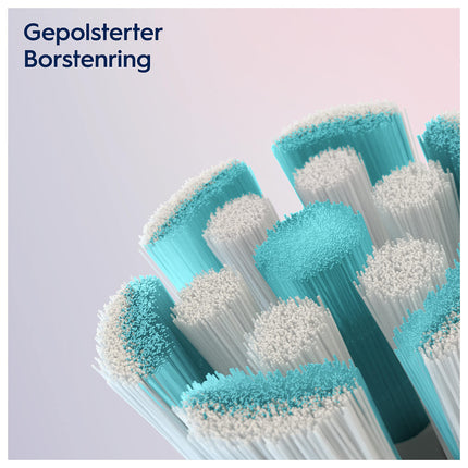 Oral-B iO Gentle Cleaning elektriskās zobu birstes uzgaļi, 6 gab. iepakojumā, maiga zobu tīrīšana, oriģinālais zobu birstes uzgalis Oral-B iO zobu birstēm, pastkastītei drošs iepakojums, melns