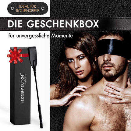 Liebesfreunde® pātaga karstiem BDSM piedzīvojumiem | SM īsa seksa rotaļlieta, ārkārtīgi izturīga sievietēm un vīriešiem | jājoša īsa seksa rotaļlieta pāriem