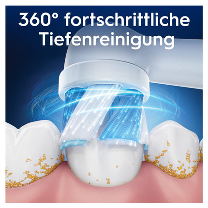 Oral-B iO Ultimate Cleaning elektriskās zobu birstes uzgaļi, 8 gab. iepakojumā, izcila zobu tīrīšana, oriģinālais zobu birstes uzgalis Oral-B zobu birstēm, pastkastītei drošs iepakojums, balts