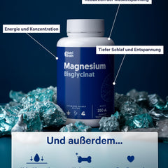 Magnija bisglicināts 2000 mg - AUGSTA DEVA, 250 kapsulas | Premium: Helatēts magnijs ar augstu biopieejamību mierīgam miegam, enerģijai, kauliem un muskuļiem, kā arī koncentrēšanās spējām.