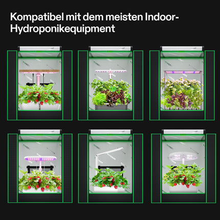 VIVOSUN audzēšanas telts maza 50x36x54cm audzēšanas telts mini ar ļoti atstarojošu Mylar, noslēgtu grīdas dizainu, ventilācijas logu un kabeļa caurvades atveri Aerogarden hidroponikas audzēšanas sistēmai
