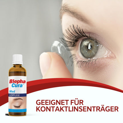 BlephaCura Lid Hygiene, liposomāla suspensija plakstiņu iekaisuma mazināšanai un ikdienas plakstiņu kopšanai, 70 ml šķīdums