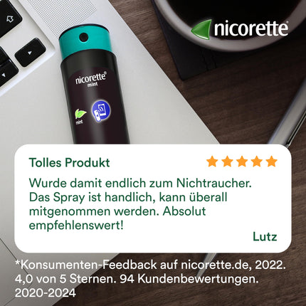 Nicorette Mint aerosols 1 mg/izsmidzinājumā NFC