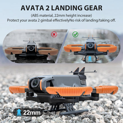 STARTRC PHOTO 3-IN-1 Avata 2 piederumu komplekts, Avata 2 propellera aizsargs + nolaišanās mehānisms + aste DJI Avata 2 drona aizsardzībai (drons nav iekļauts)