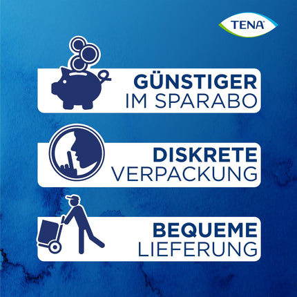 TENA Discreet Extra Plus - 96 ieliktņi mēneša iepakojumā (6 x 16 ieliktņi), individuāli iesaiņoti - sieviešu higiēniskie ieliktņi - mērenas urīnpūšļa vājuma un nesaturēšanas gadījumā