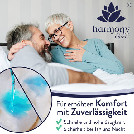 Harmony Care ® MAXI ļoti absorbējošas pieaugušo autiņbiksītes – diskrētas urīna nesaturēšanas biksītes sievietēm un vīriešiem – pieaugušo autiņbiksītes, L izmērs – 8 gabalu testa iepakojums