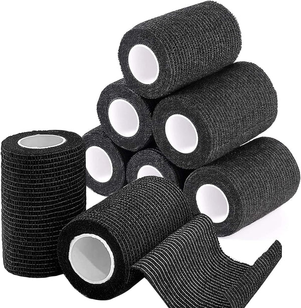 Pašlīmējošs pārsējs, 8 ruļļi x 7,5 cm x 4,5 m ģipša rullis, pārsēja materiāls, elastīgs pārsējs, pārsēja fiksācijas pārsējs, pašlīmējošs pārsējs