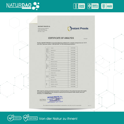 NATURDAO® 60 DAO tabletes 3 000 000 HDU dienā — ideāla deva ar 1 000 000 HDU uz tableti (1 līdz 3 tabletes dienā) — 100 % vegāns DAO — DAO enzīms