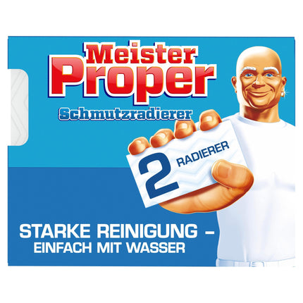 Meister Proper Dirt Eraser Original, dzēšgumijas sūklis spīdīgām virsmām, 2 gab. iepakojumā