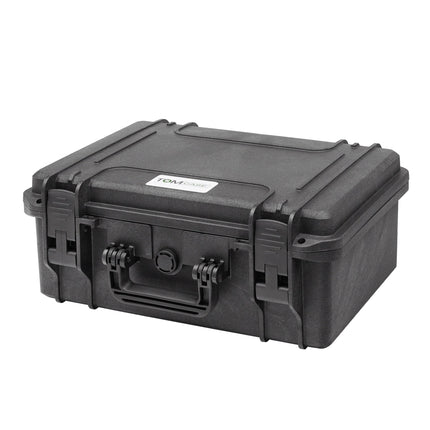 TomCase drona maciņš "Travel Edition" DJI Air 3S Fly More Combo, Standard vai DJI RC 2 kontrolierim, akumulatora uzlāde maciņā, ūdensizturīgs āra maciņš - ražots Vācijā (melns/sarkans-melns)
