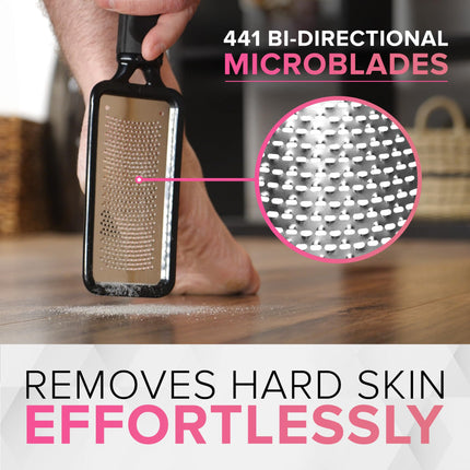 ULTIMATE Callus File Callus Remover pēdu kopšanai (liels) MEGAFILE Callus Planer Callus Removal Foot - Callus Rasp Callus Remover Spēcīgas tulznas Atmirušās ādas Pēdu skrāpis