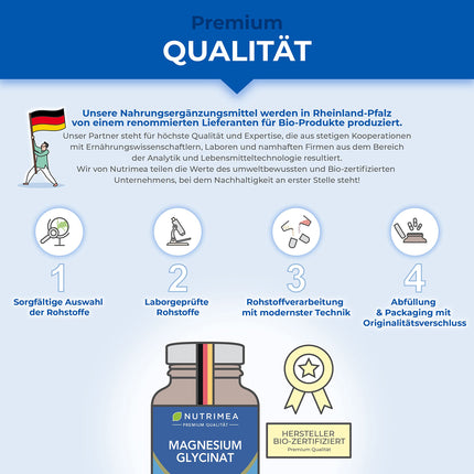 Magnija glicināts + B6 vitamīns | Optimāla biopieejamība | 1,5 mēnešu krājumi | 90 kapsulas. Augstas devas magnija citrāts + bisglicināts. BEZ piedevām. Relaksācijai, miegam, muskuļiem, nerviem. Pretstresa iedarbībai.